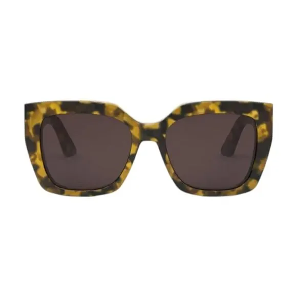 Dior Sunglasses Square Full Rim, Havana Frame and Brown Lens MISSDIORS2I26D0 - Picture 2 of 2